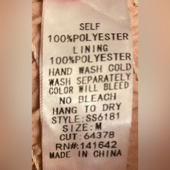 She + Sky: pink mauve shoulder strap top; medium; worn once; excellent condition - Picture 5 of 6